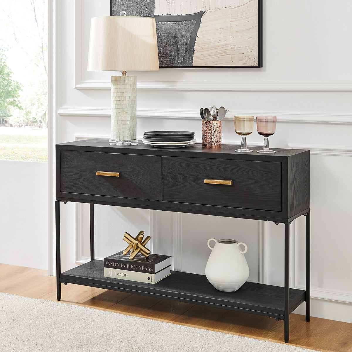 Brixton Console Table - Black