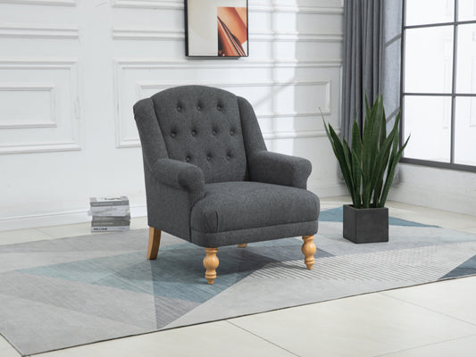 Charlotte Accent Chair - Dark Grey