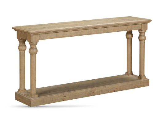 Chateau Rustic Pine Wood Console Table 160 cm 