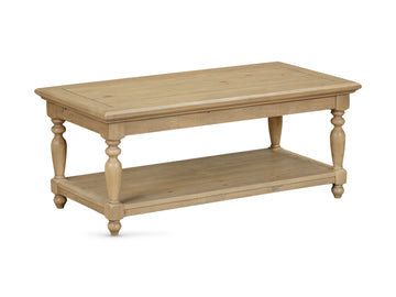 Chateau Rustic Pine Wood Coffee Table