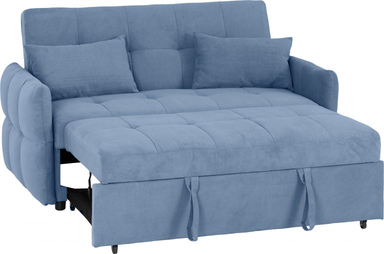 Chelsea Sofa Bed - Blue Fabric