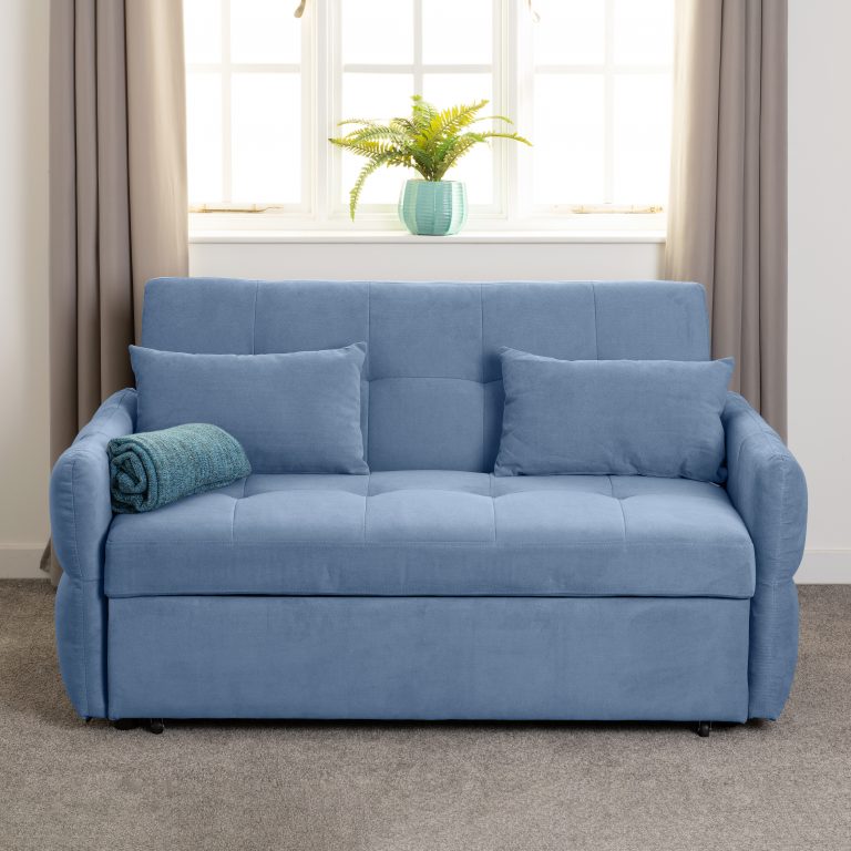 Chelsea Sofa Bed - Blue Fabric