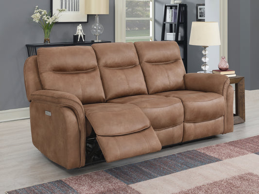 Claremont 3 Seater Electric Recliner Sofa - Sahara