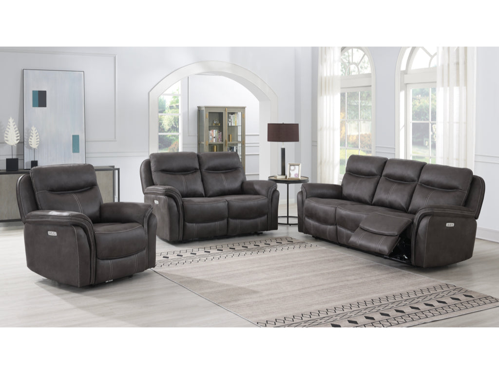 Claremont 3+1+1 Electric Suite (Grey)