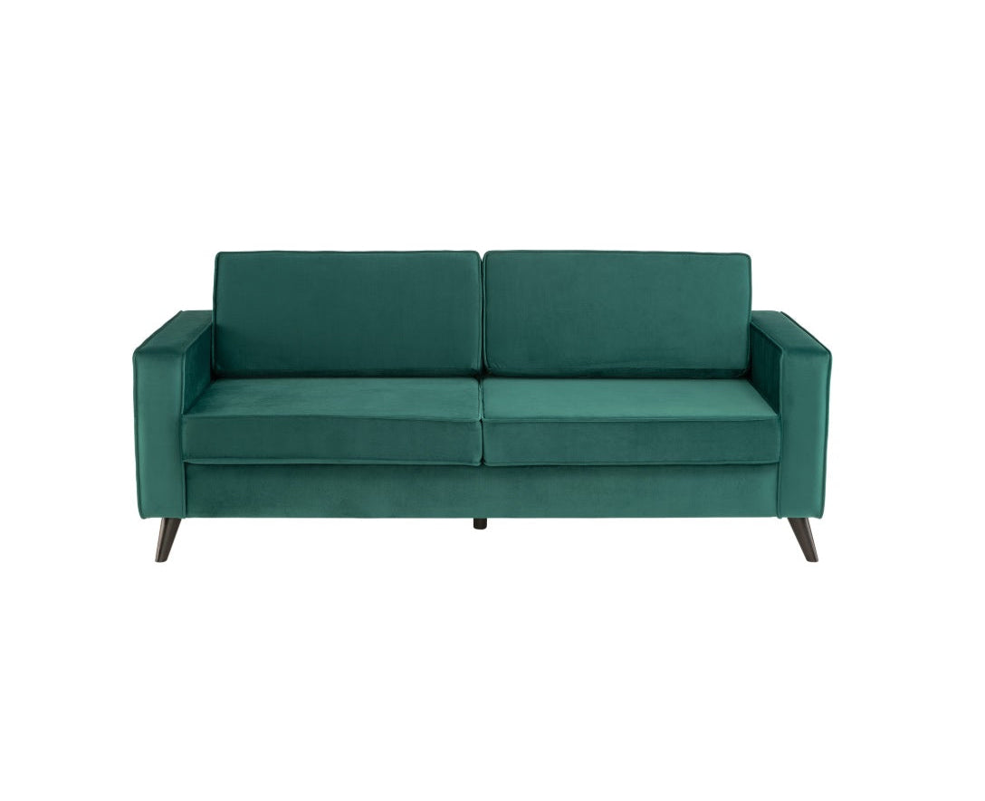 Cara 3 Seater Sofa - Forest Green