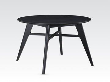 Carrington 120cm Round Dining Table -  Black