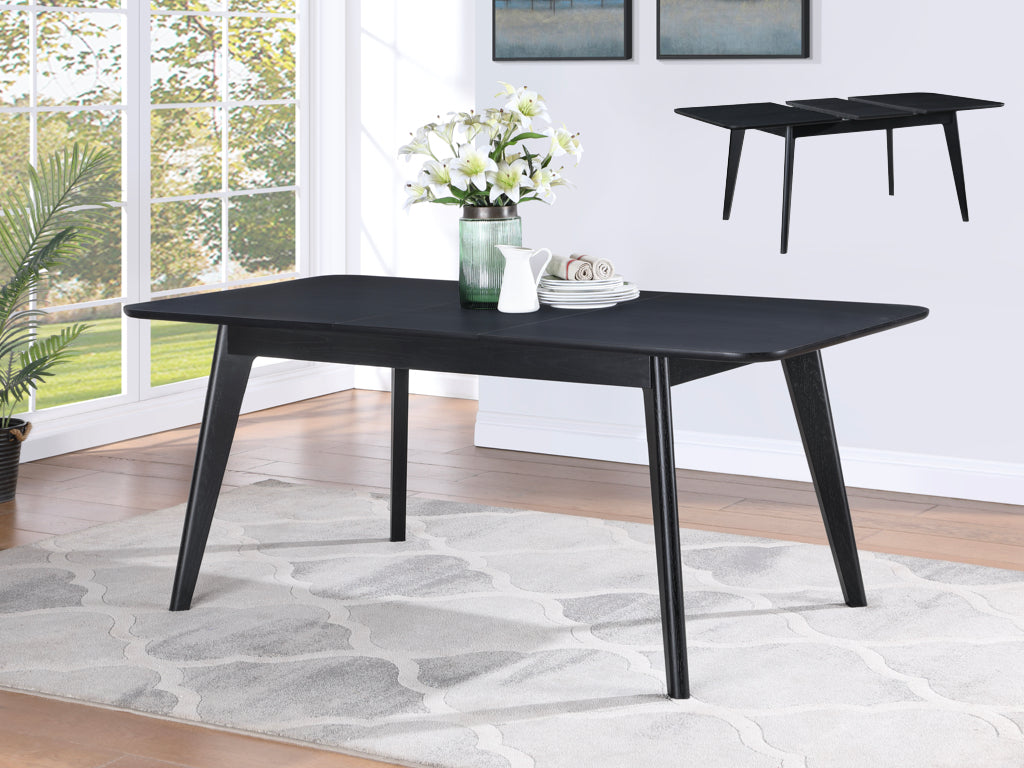 Carrington 140cm Extension Dining Table - Black