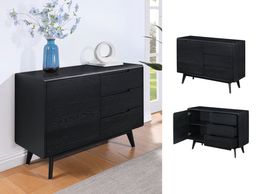 Carrington Double Sideboard - Black