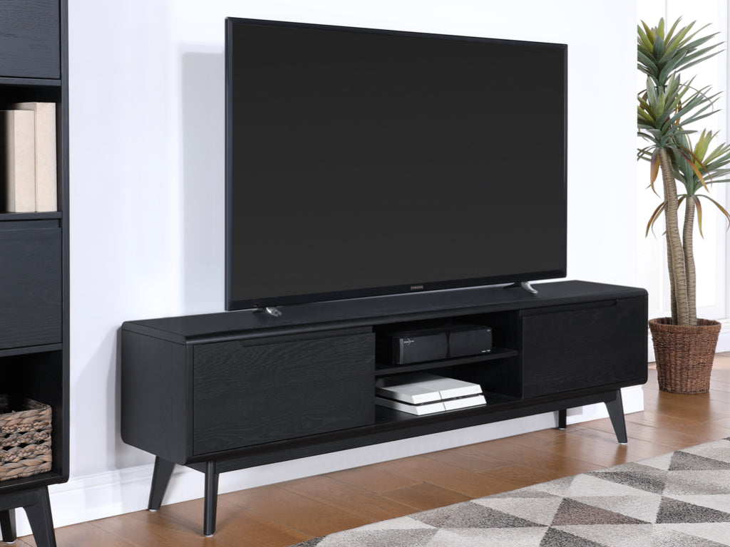 Carrington Triple TV/DVD Unit -  Black