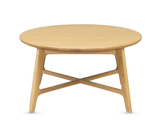 Carrington  Round Coffee Table - Oak