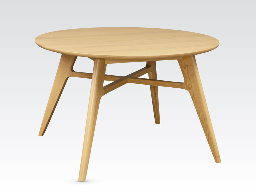 Carrington 120cm Round Dining Table - Oak