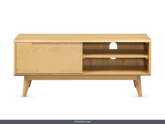 Carrington  Double TV/DVD Unit - Oak