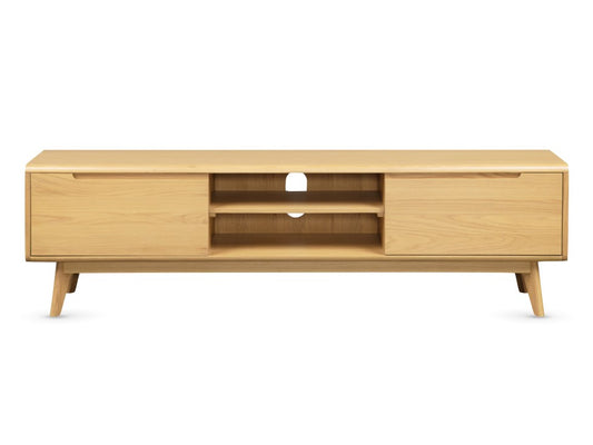 Carrington Triple TV/DVD Unit - Oak