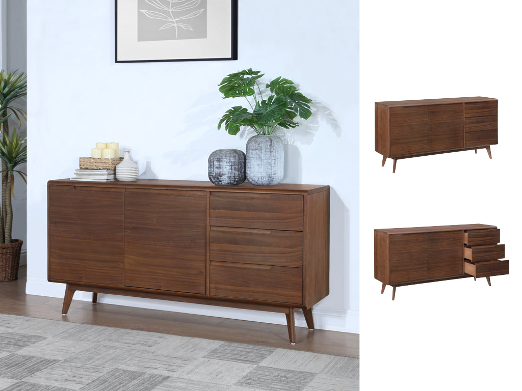 Carrington Triple Sideboard - Walnut
