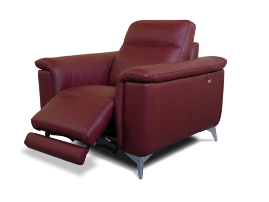 Casilina RX Electric Armchair - Bordeaux Leather