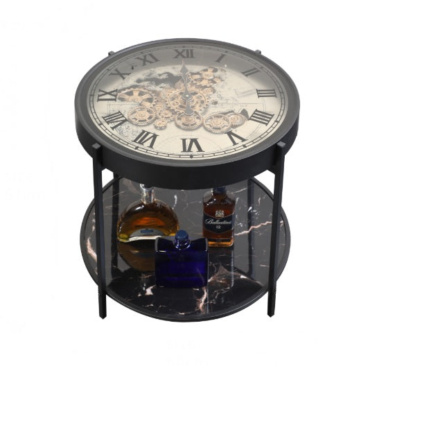 Clock Side Table – Functional Design with Timeless Charm