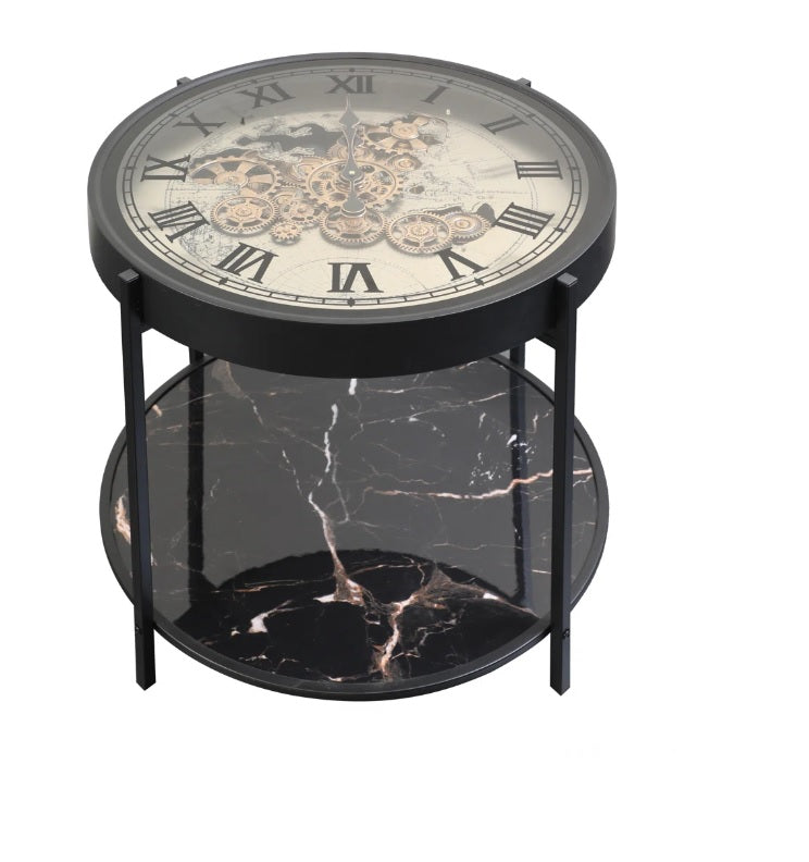 Clock Side Table – Functional Design with Timeless Charm