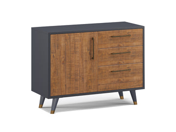 Cortina Painted 1 Door Sideboard - Rustic Pine|Painted Finish