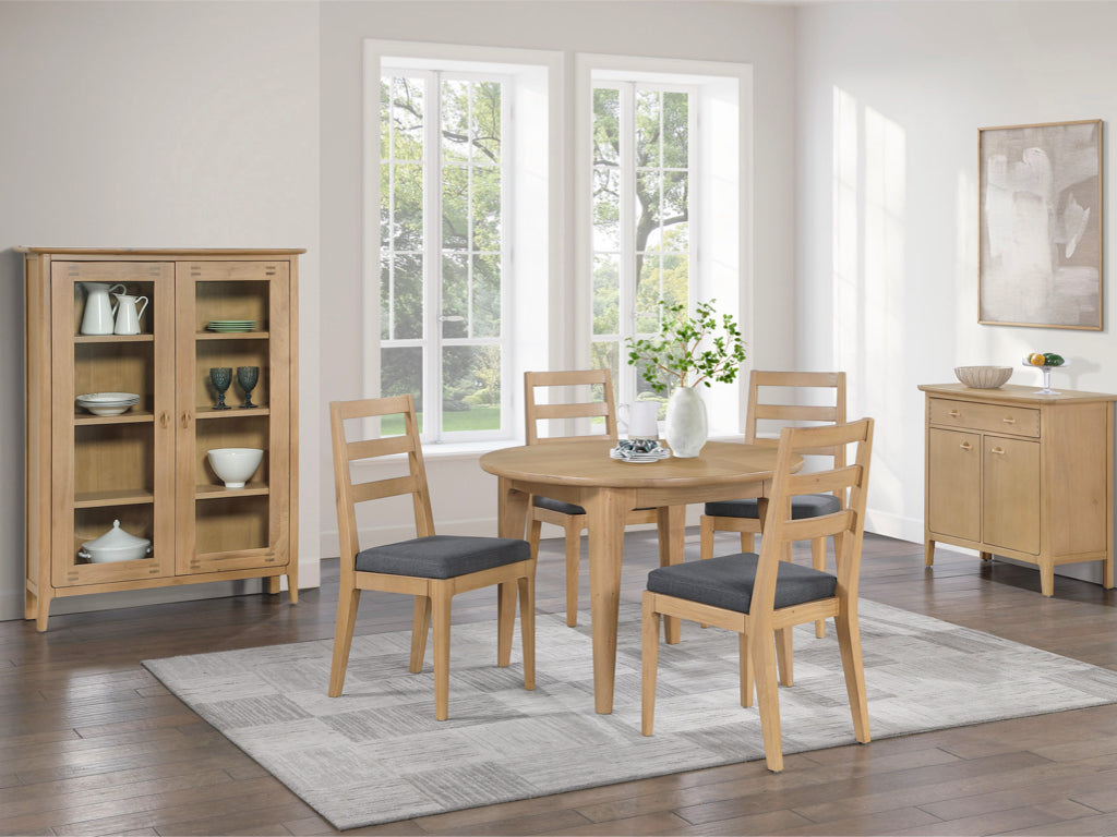 Cotswold Oak 110cm Round Dining Set