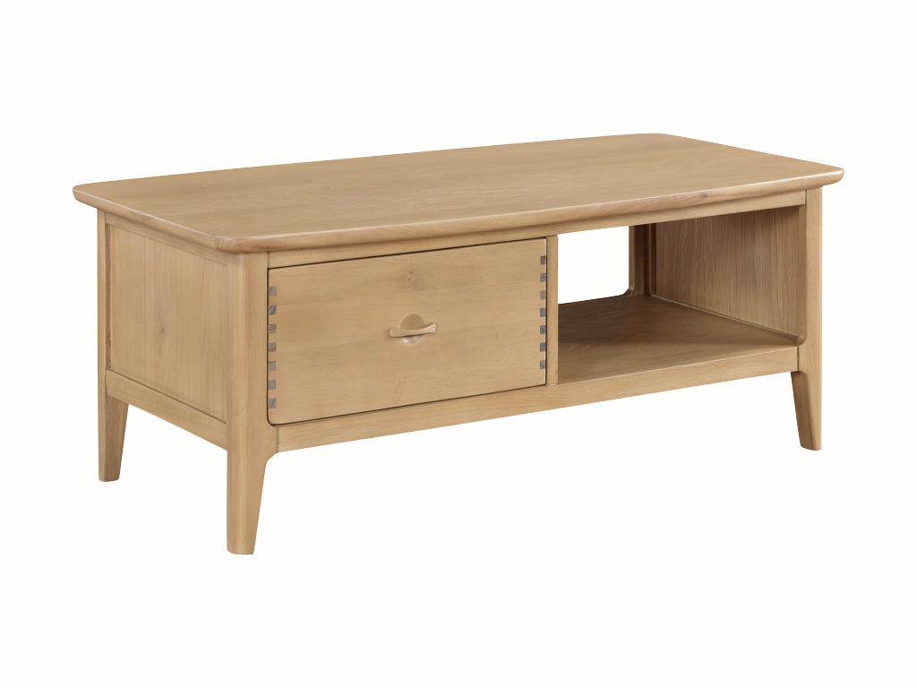 Cotswold Oak Coffee Table with Drawer