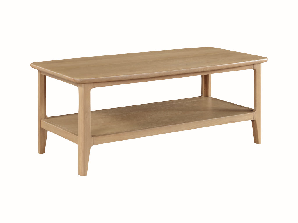 Cotswold Oak Coffee Table with Shelf
