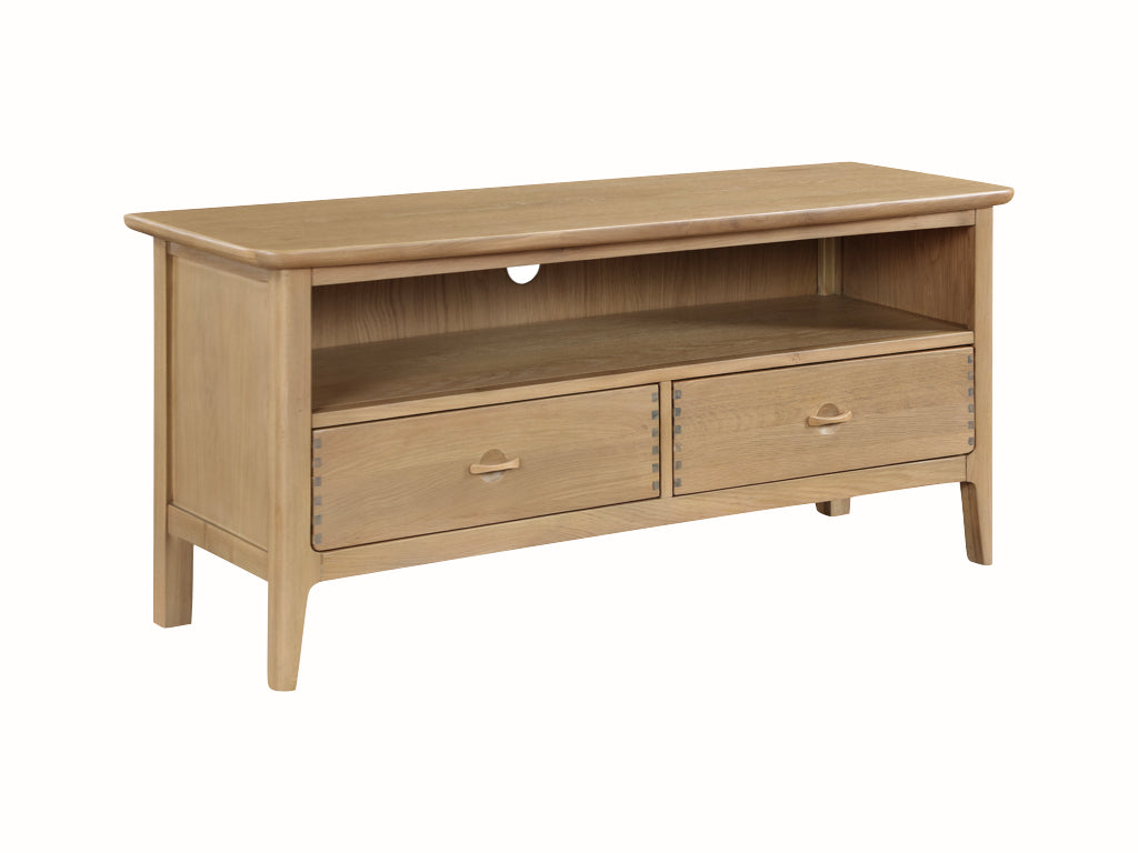 Cotswold Oak TV Unit 2 Drawer