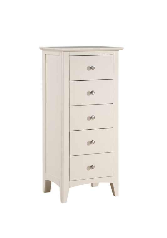 Luciana 5 Draw Narrow Chest - Ivory