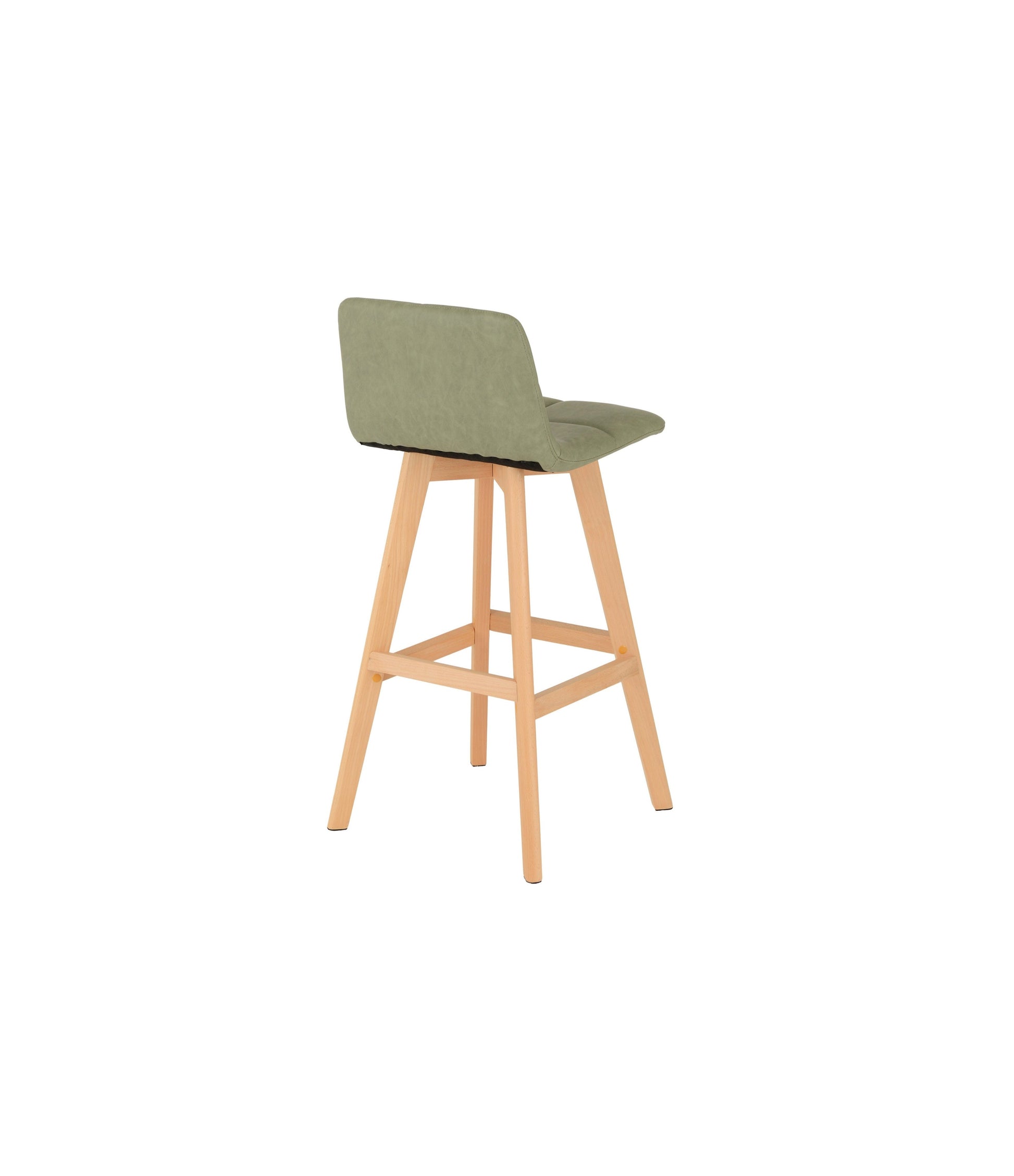 Darwin Bar Chair Green Faux Leather