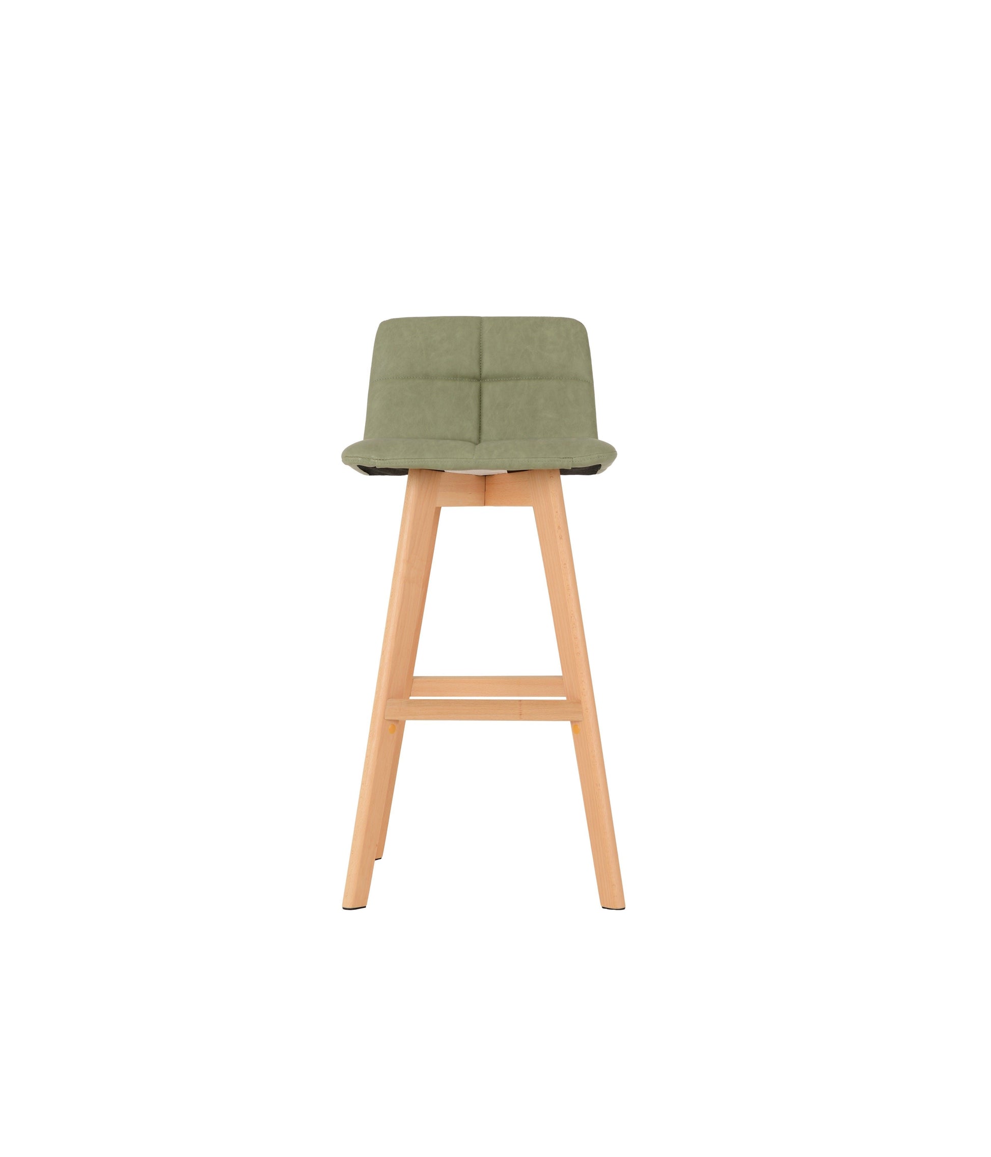 Darwin Bar Chair Green Faux Leather