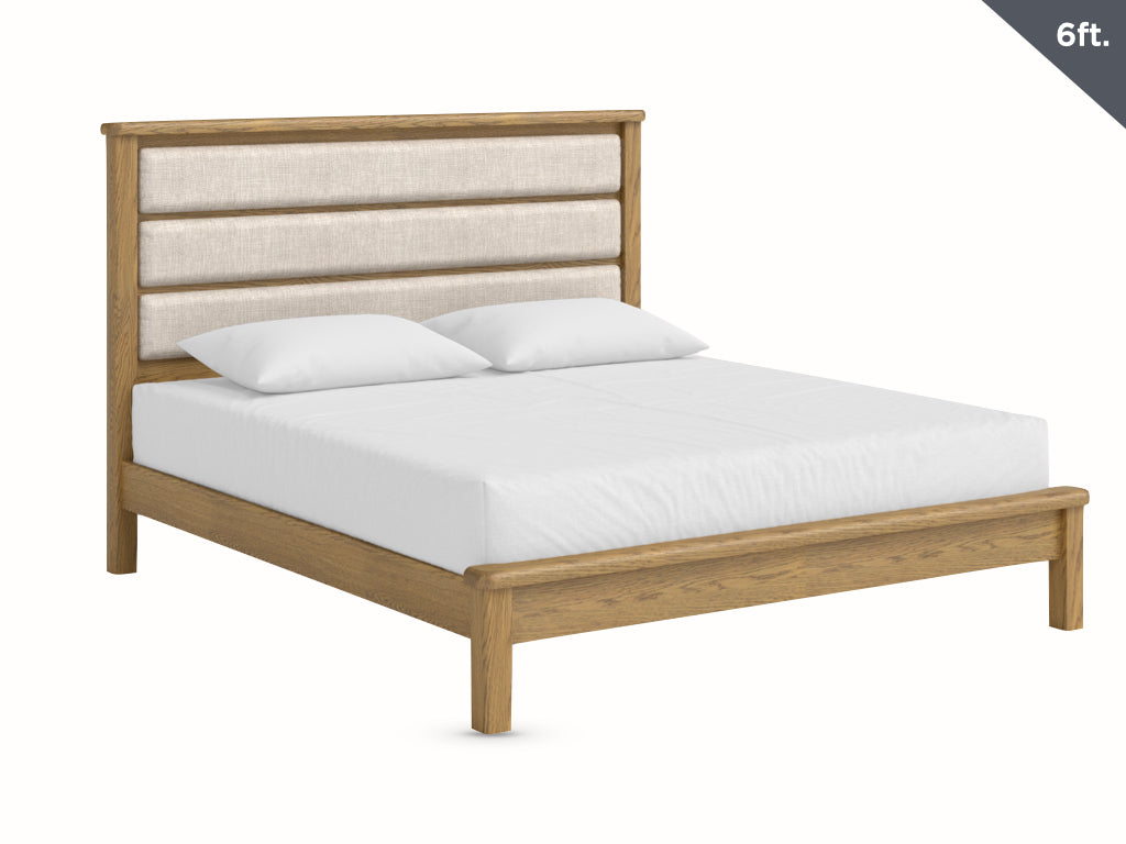 Dorchester Oak 6ft Low End Bed