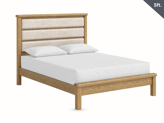 Dorchester Oak 5ft Low End Bed