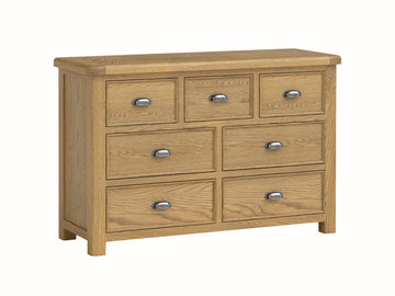 Dorchester Oak 3 Over 4 Chest