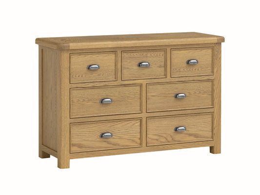 Dorchester Oak 3 Over 4 Chest