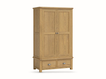 Dorchester Oak Double Wardrobe