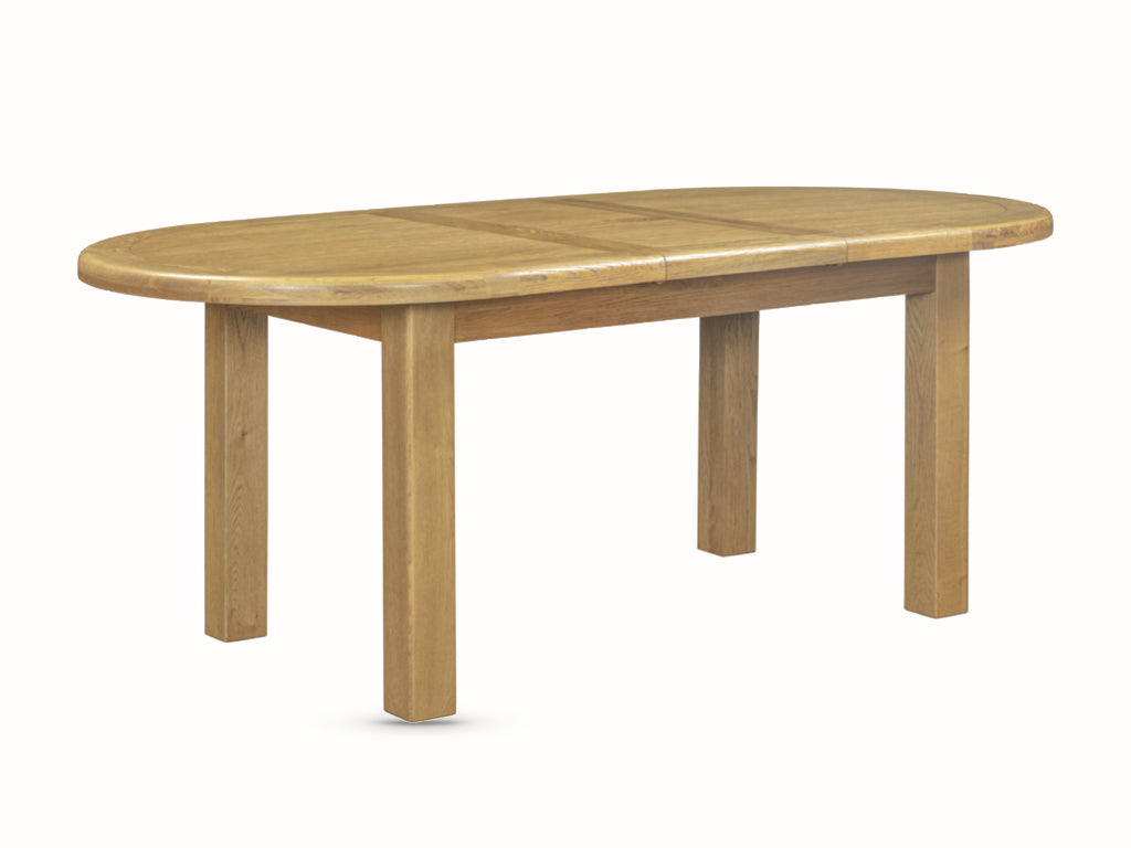 Dorchester Oak Dining Set Including Extendable 160-200cm Table and 6 Chairs