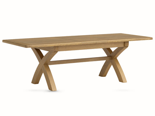 Dorchester 200-250cm Cross Leg Extension Dining Table