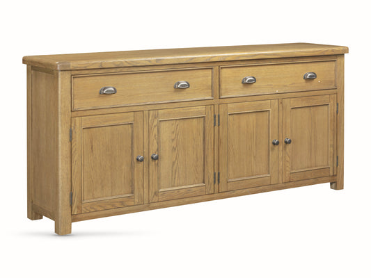 Dorchester Oak 4 Door Sideboard