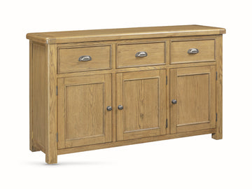 Dorchester Oak 3 Door Sideboard