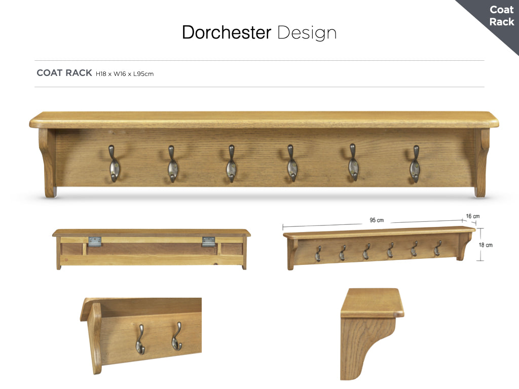 Dorchester Shoe Bench (With Optional Coat Rack)