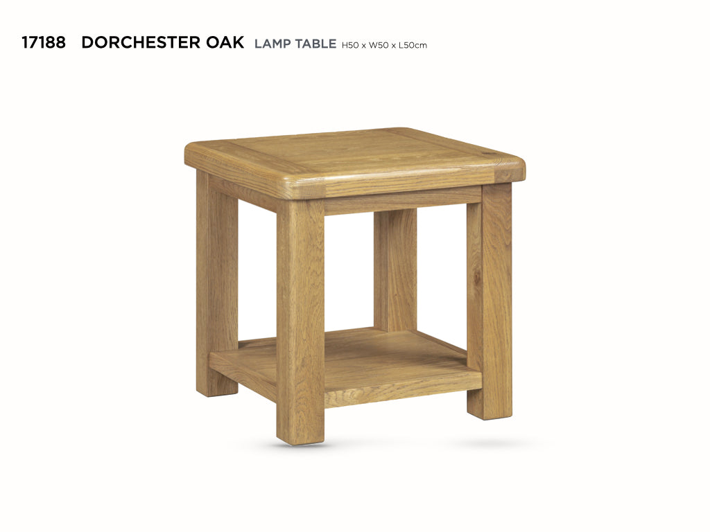 Dorchester Oak Lamp Table Set of Two