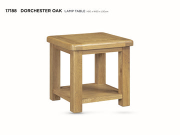Dorchester Oak Lamp Table Set of Two