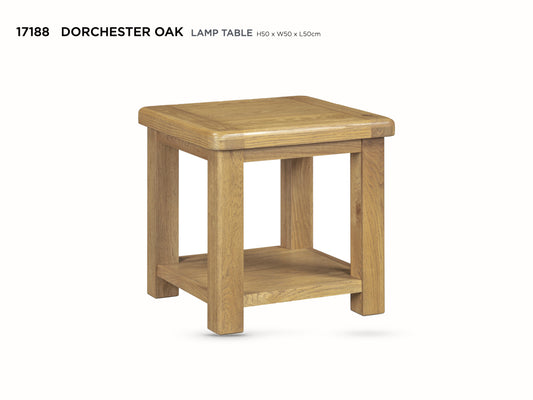Dorchester Oak Lamp Table Set of Two