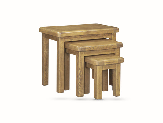 Dorchester Oak Nest of Tables