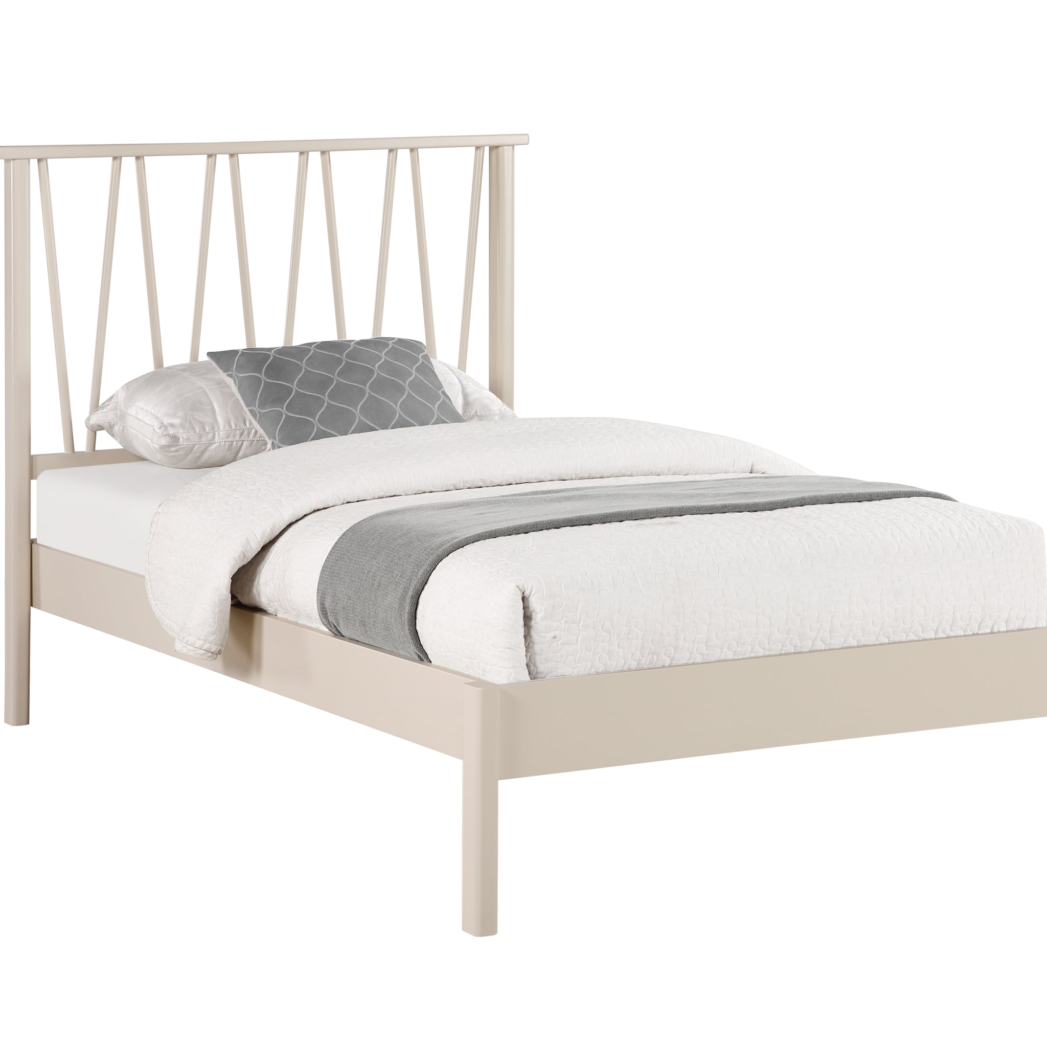 Layla 3ft Bed - Ivory