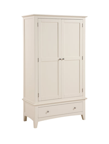 Luciana 2 Door Wardrobe - Ivory