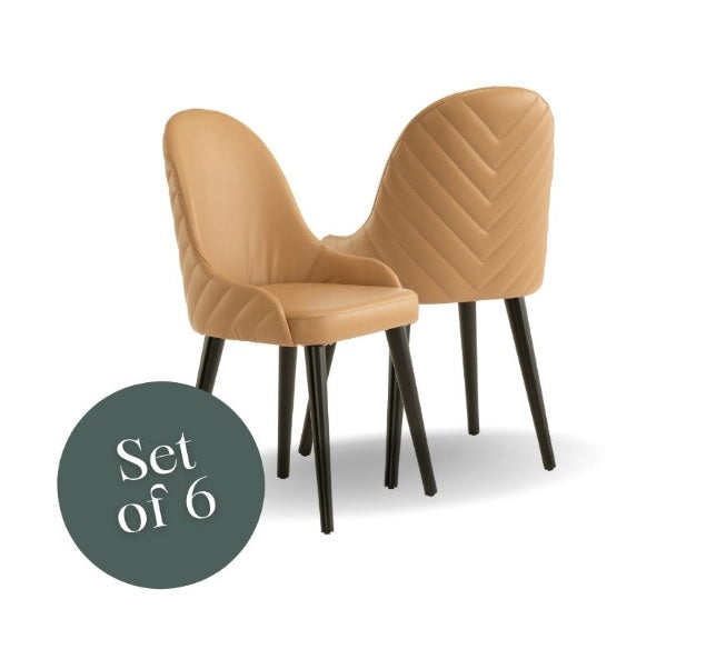 Dolce Chair - Beige Set of 6