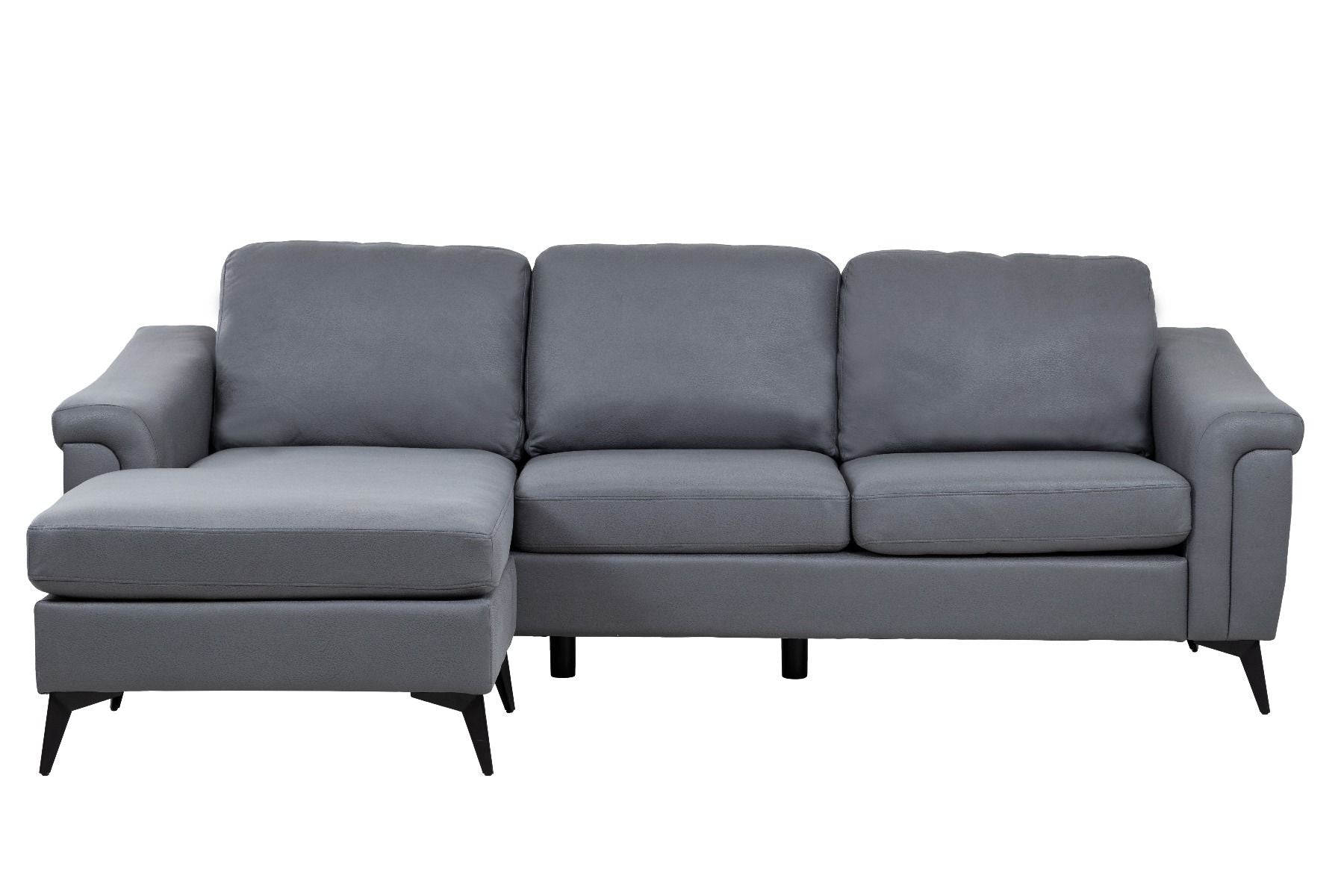 Douglas Corner Sofa-Leather Air-Grey
