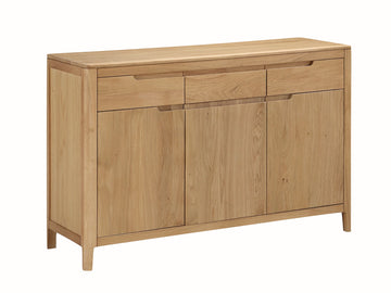 Dunmore Oak 3 Door Sideboard