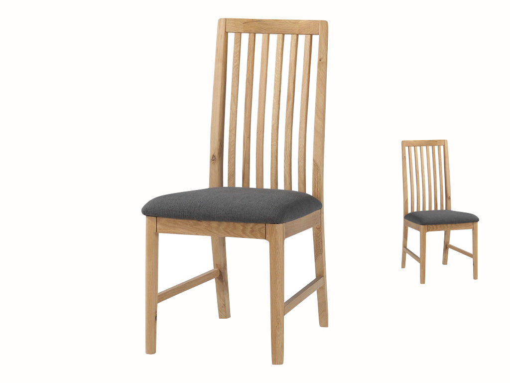 Dunmore Oak Dining Chairs set of 2