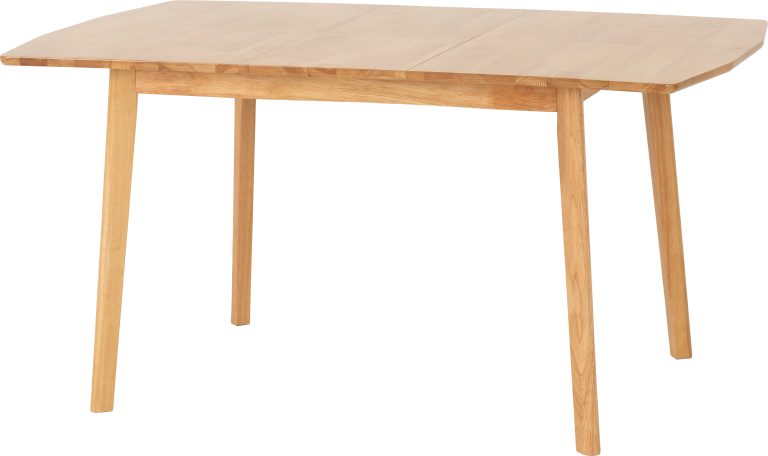 Emery Extending Dining Set With 6 Chairs- Natural Oak Effect